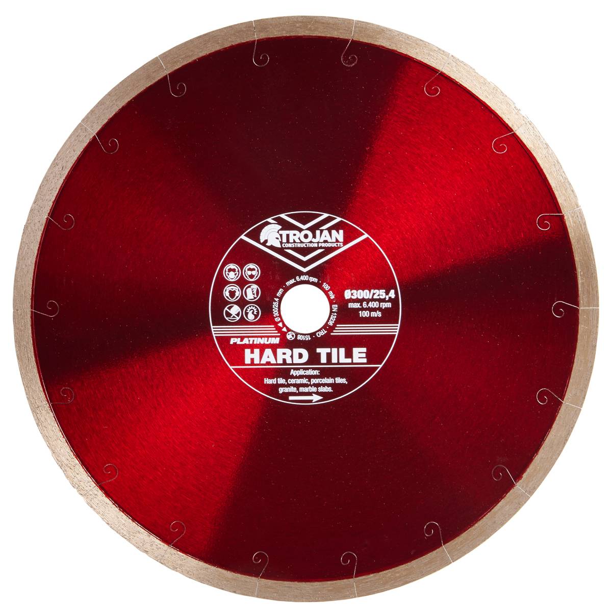 Trojan Platinum Hard Tile Blade 300mm