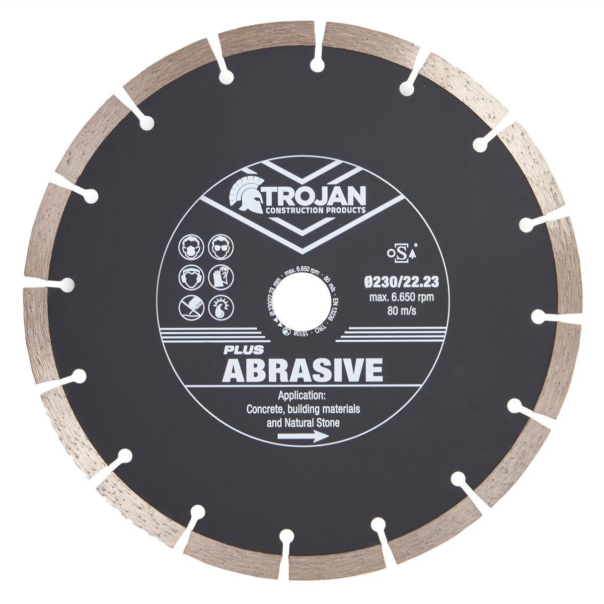 Trojan Plus Abrasive Diamond Blade