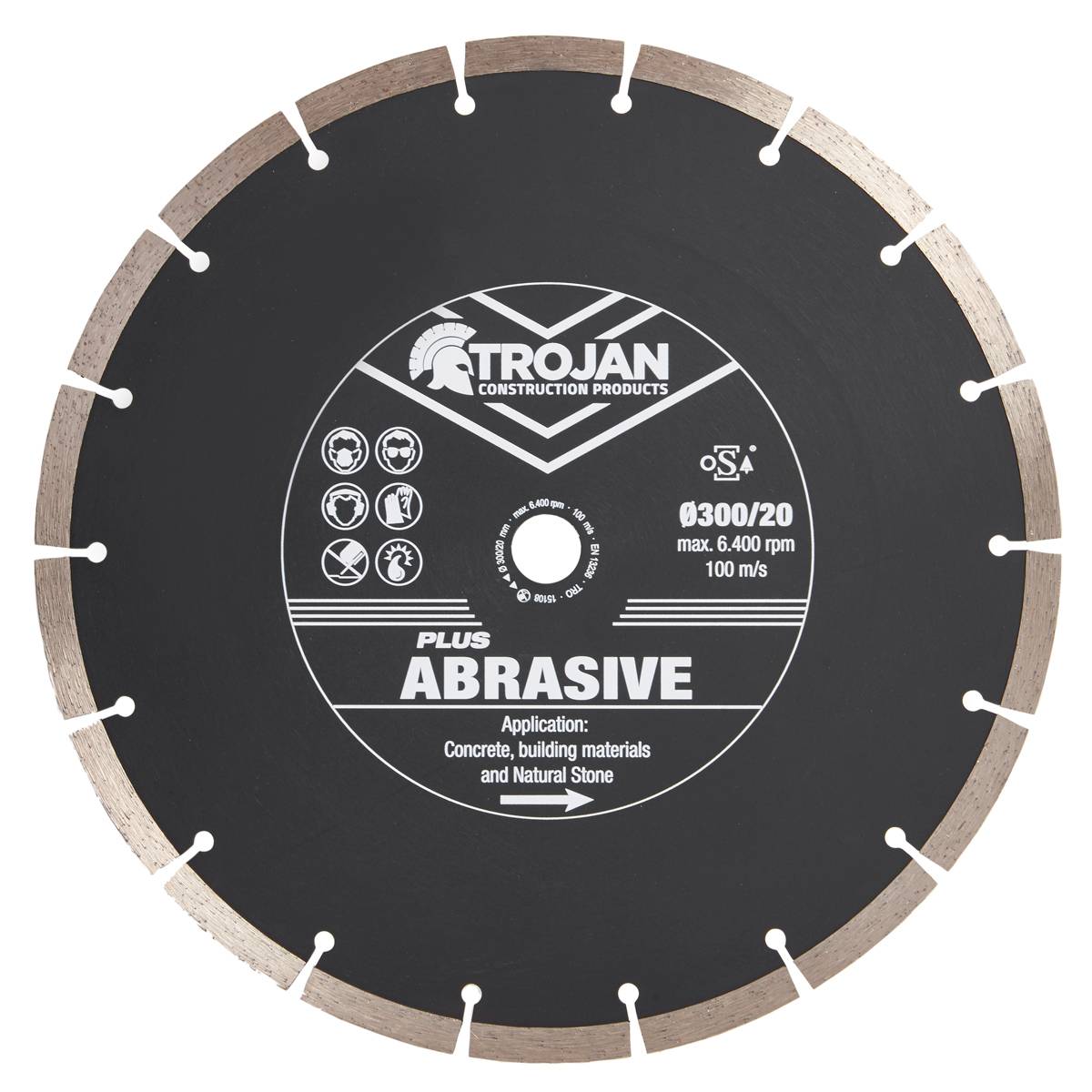 Trojan Plus Abrasive Diamond Blade