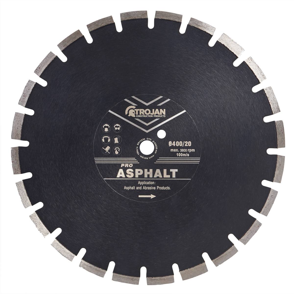 Trojan Pro Asphalt Diamond Blade