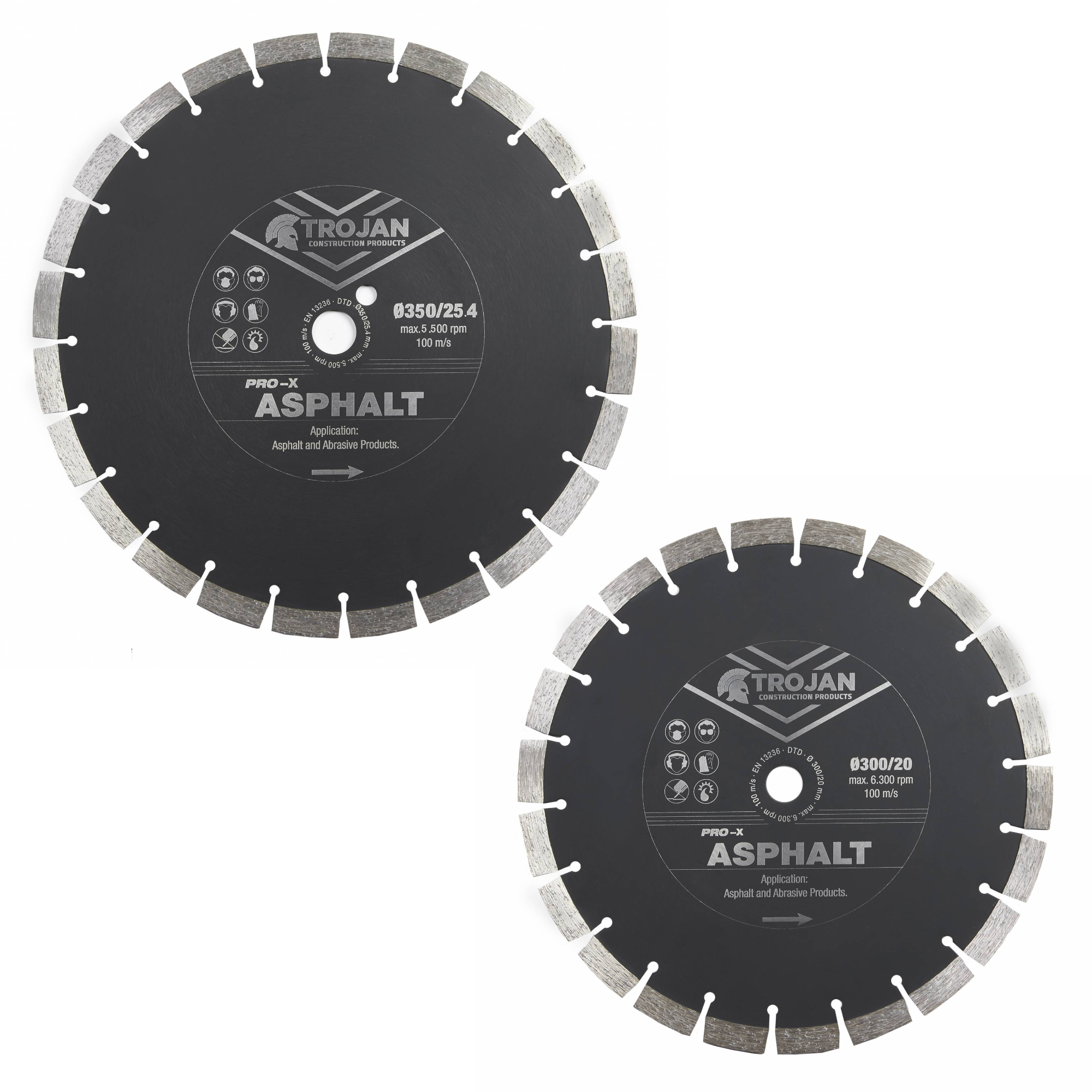 Trojan Pro-X Asphalt Diamond Blade