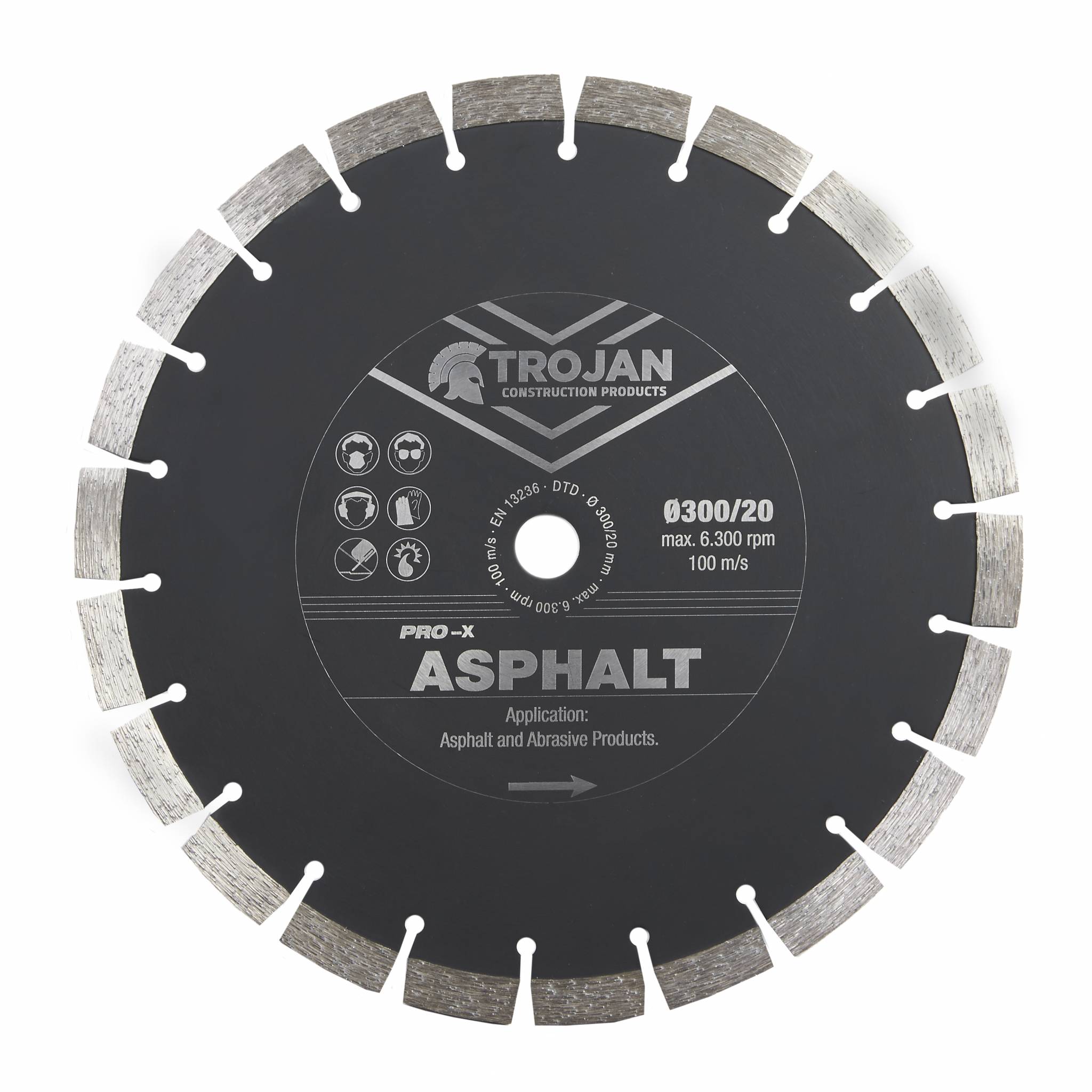 Trojan Pro-X Asphalt Diamond Blade
