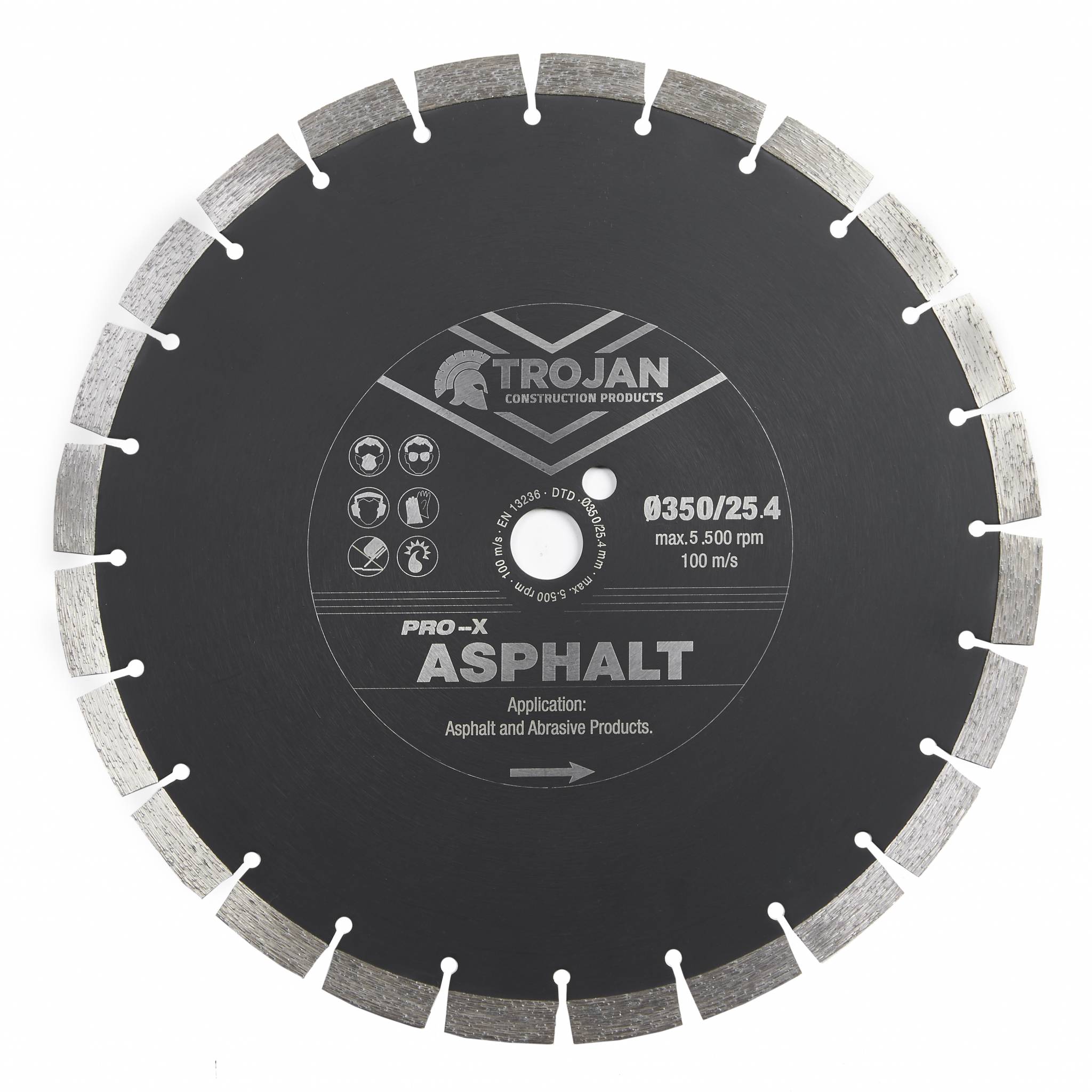 Trojan Pro-X Asphalt Diamond Blade