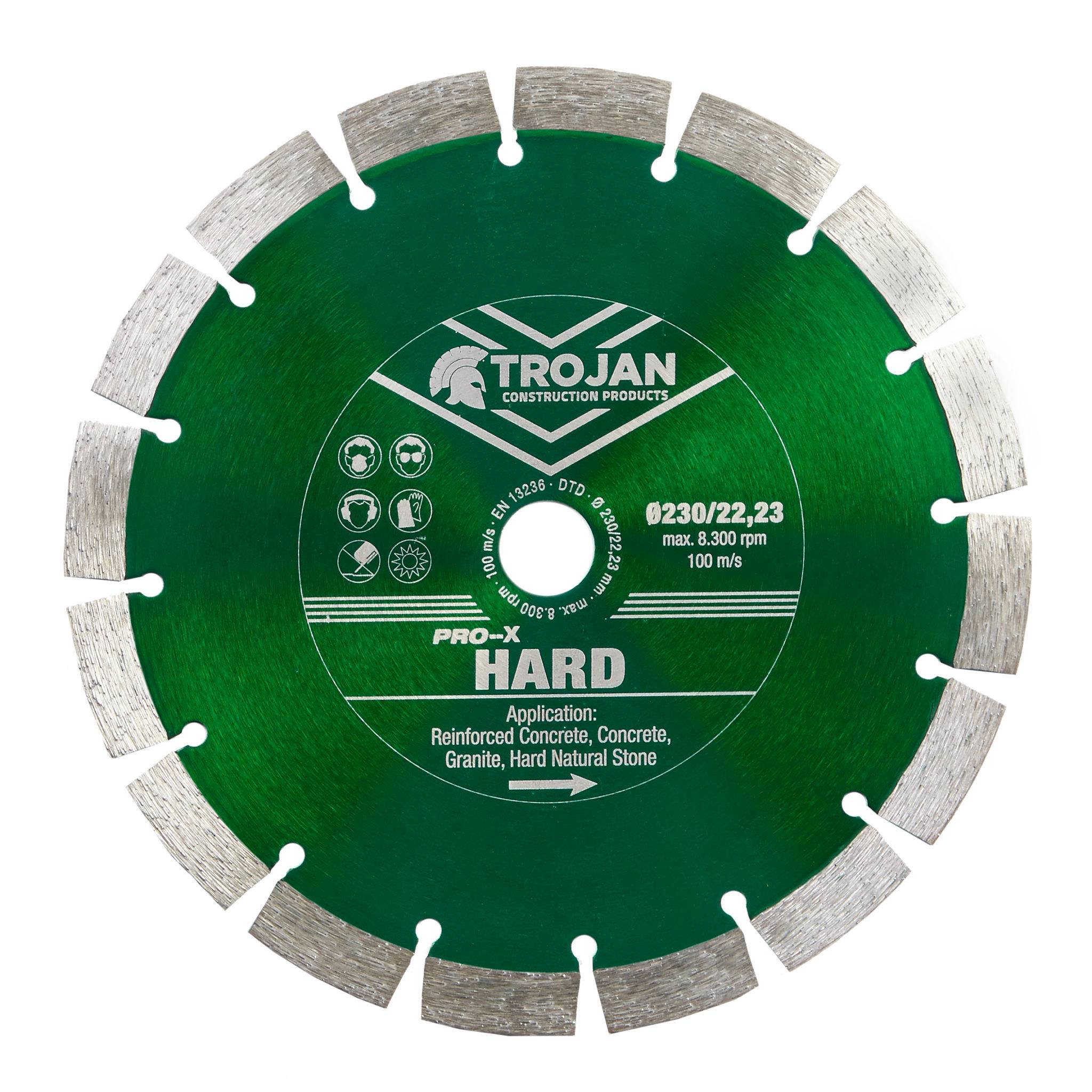 Trojan Pro-X Hard Diamond Blade
