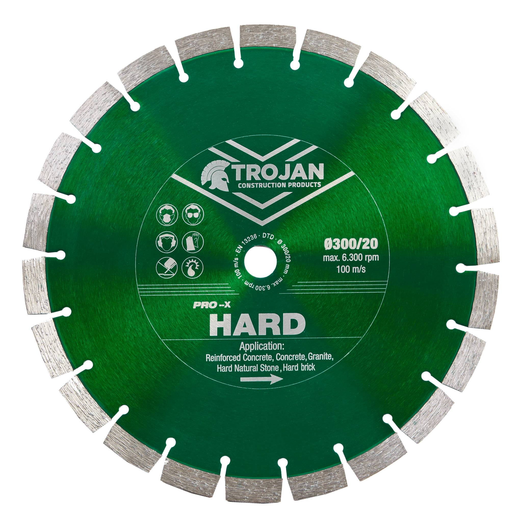 Trojan Pro-X Hard Diamond Blade