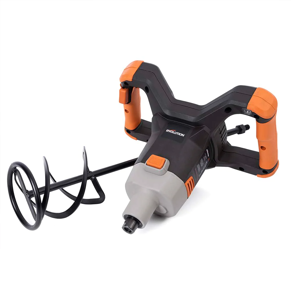 Evolution R120MXR-Li Cordless 18v Li-Ion EXT Mixer With 120mm Multi-Mix Paddle