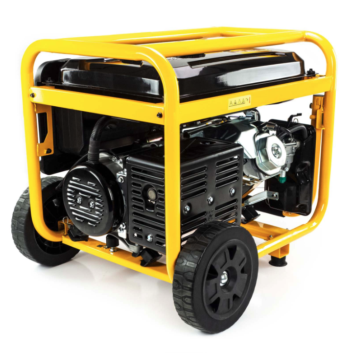 JCB 7.9kW / 9.8kVA Petrol Site Generator, 115V / 230V 15hp 457cc JCB Engine, Recoil & Electric Start
