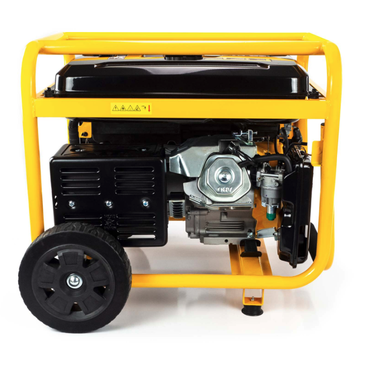 JCB 7.9kW / 9.8kVA Petrol Site Generator, 115V / 230V 15hp 457cc JCB Engine, Recoil & Electric Start