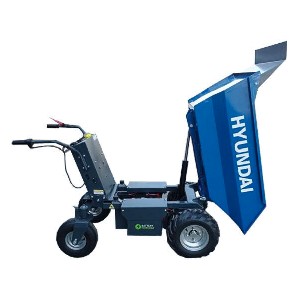 Hyundai 48V 500Kg Battery Powered Mini Dumper 32Ah, Brushless Motor, Hydraulic Tilt | HYMD500B