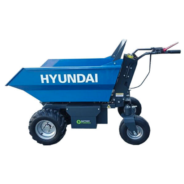 Hyundai 48V 500Kg Battery Powered Mini Dumper 32Ah, Brushless Motor, Hydraulic Tilt | HYMD500B