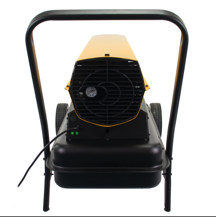 JCB 215,000BTU / 63kW Diesel Space Heater 1300m³ Coverage, Diesel or Kerosene, Thermostat