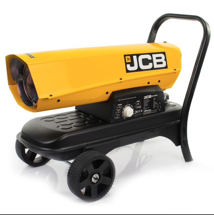 JCB 70,000BTU / 20kW Diesel Space Heater, 496m³ Coverage, Kerosene or Diesel, Thermostat | JCB-SH70D