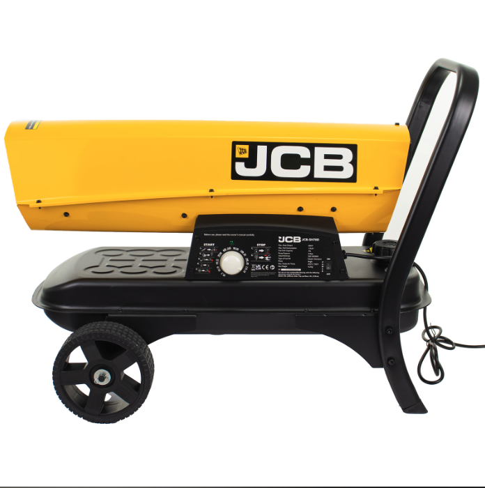 JCB 70,000BTU / 20kW Diesel Space Heater, 496m³ Coverage, Kerosene or Diesel, Thermostat | JCB-SH70D
