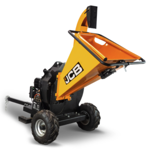 JCB 120mm / 4.72” Heavy-duty Petrol Wood Chipper 457cc, 15hp 4-Stroke, Electric Start | JCB-CH150120PE
