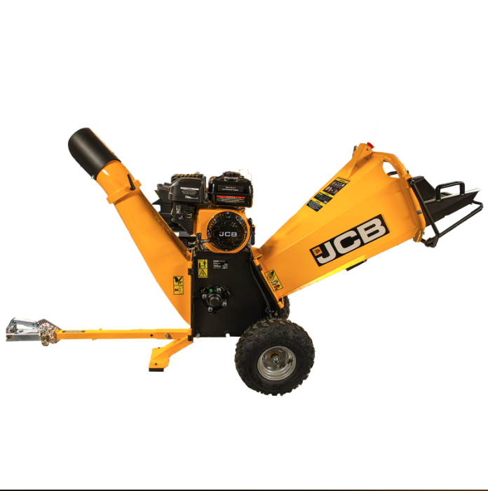 JCB 100mm /4” Heavy-duty Petrol Wood Chipper 7.5hp, 224cc 4-Stroke | JCB-CH75100P