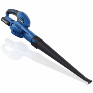 Hyundai 20V Cordless Leaf Blower, 141mph Air Speed, Lightweight, 2Ah Li-Ion Battery Powered Garden Blower | HY2189