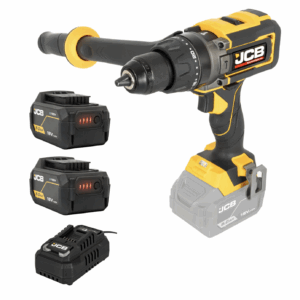 JCB Pro 18V Combi Drill 160Nm Kit With Charger and 2 x 5.0Ah Batteries