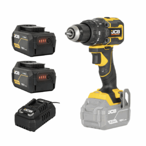 JCB Pro 18V Compact Combi Drill 75Nm Kit With Charger and 2 x 5.0Ah Batteries