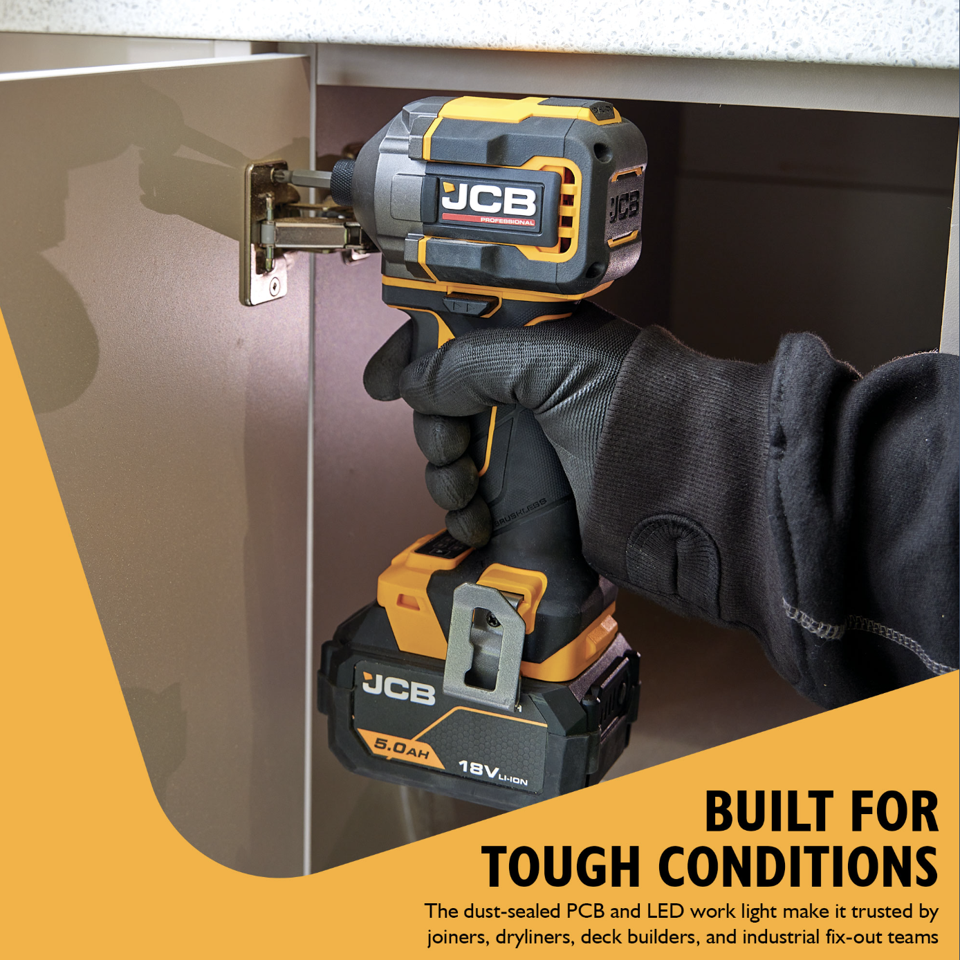 JCB Pro 18V Compact Impact Driver 230Nm (Bare Tool)