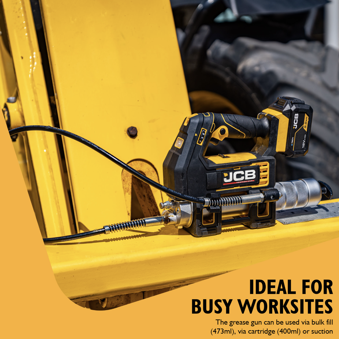 JCB Pro 18V Grease Gun (Bare Tool)