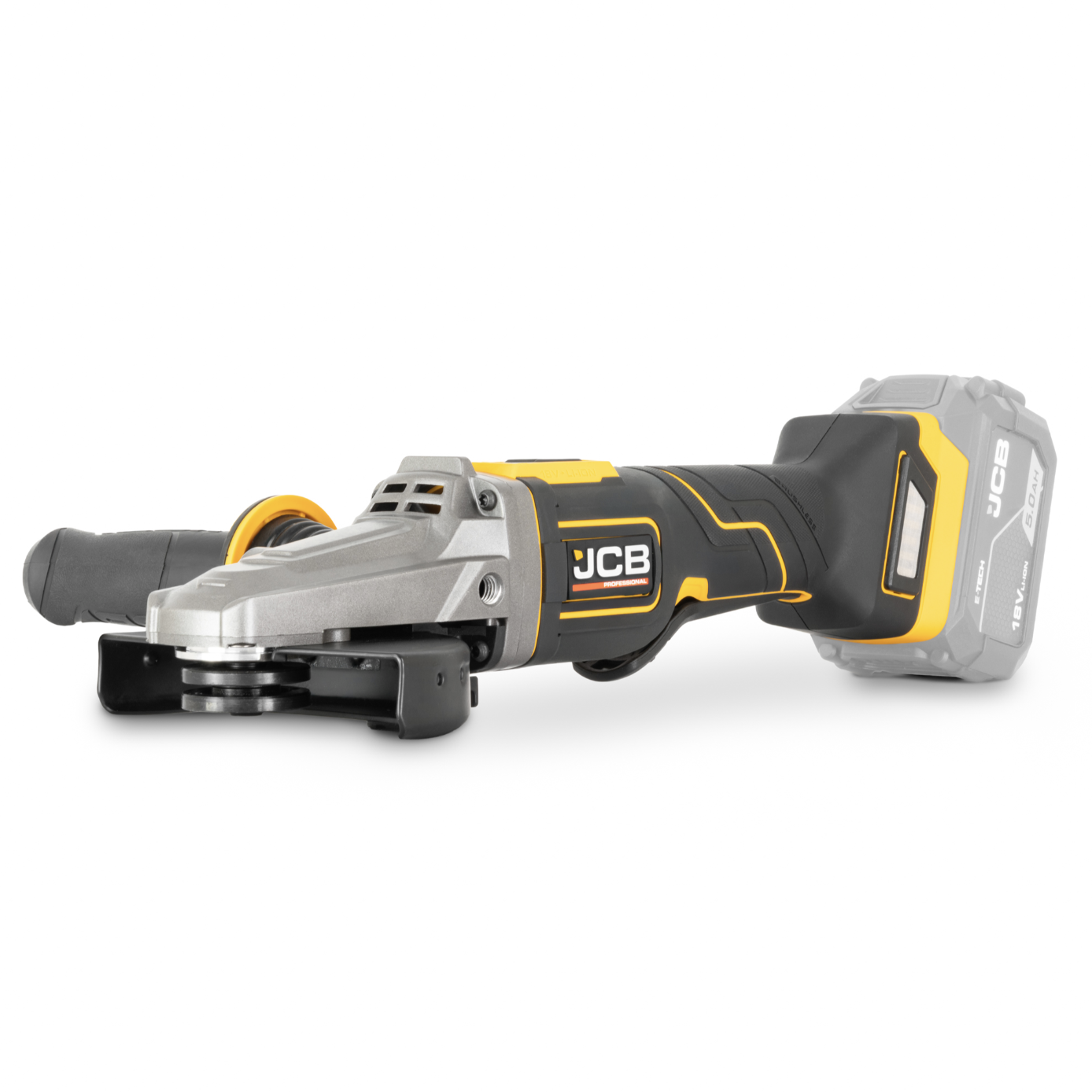 JCB Pro 18V Flat Head Angle Grinder 125mm (Bare Tool)