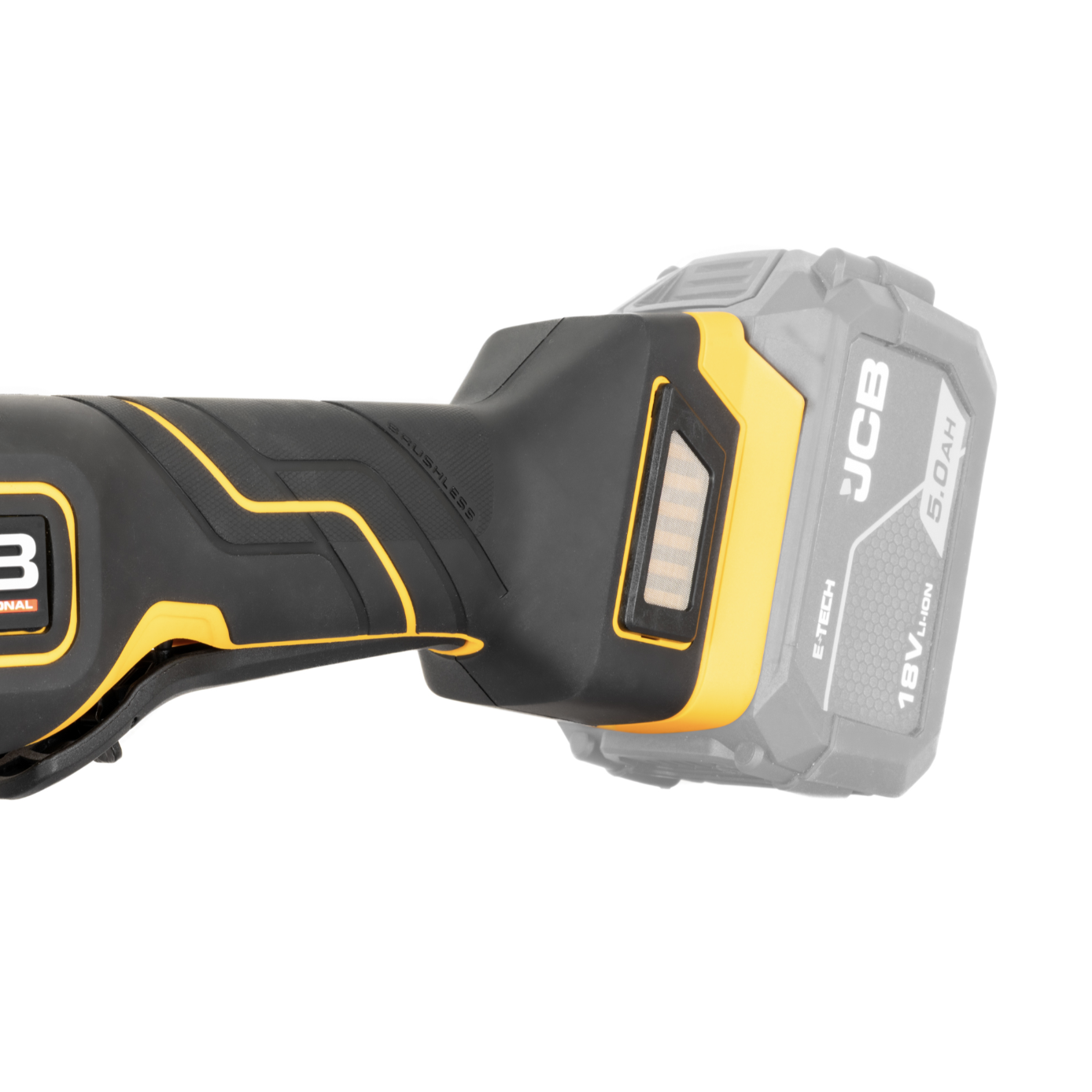JCB Pro 18V Flat Head Angle Grinder 125mm (Bare Tool)