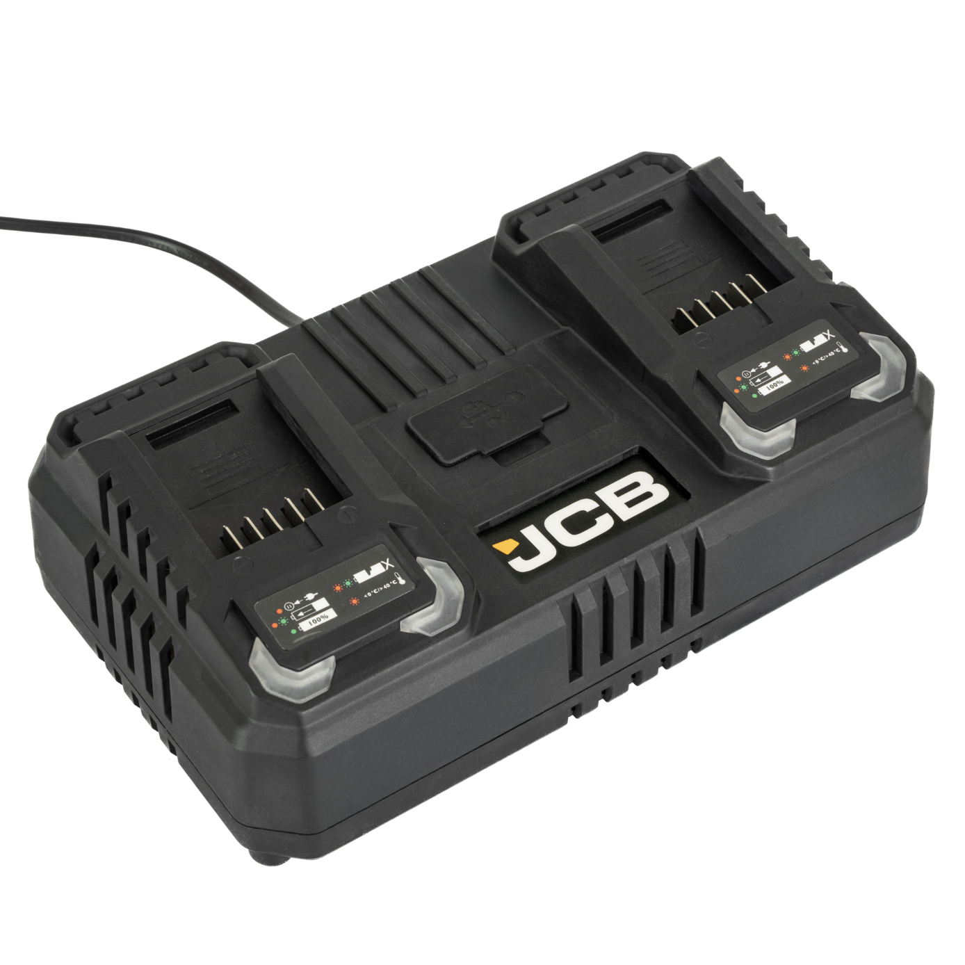 JCB Pro 18V 2x 4.5A Dual Port Fast Charger