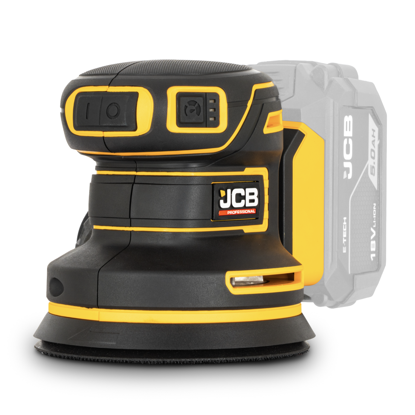 JCB Pro 18V Orbital Sander 125mm with Brushless Motor (Bare Tool)