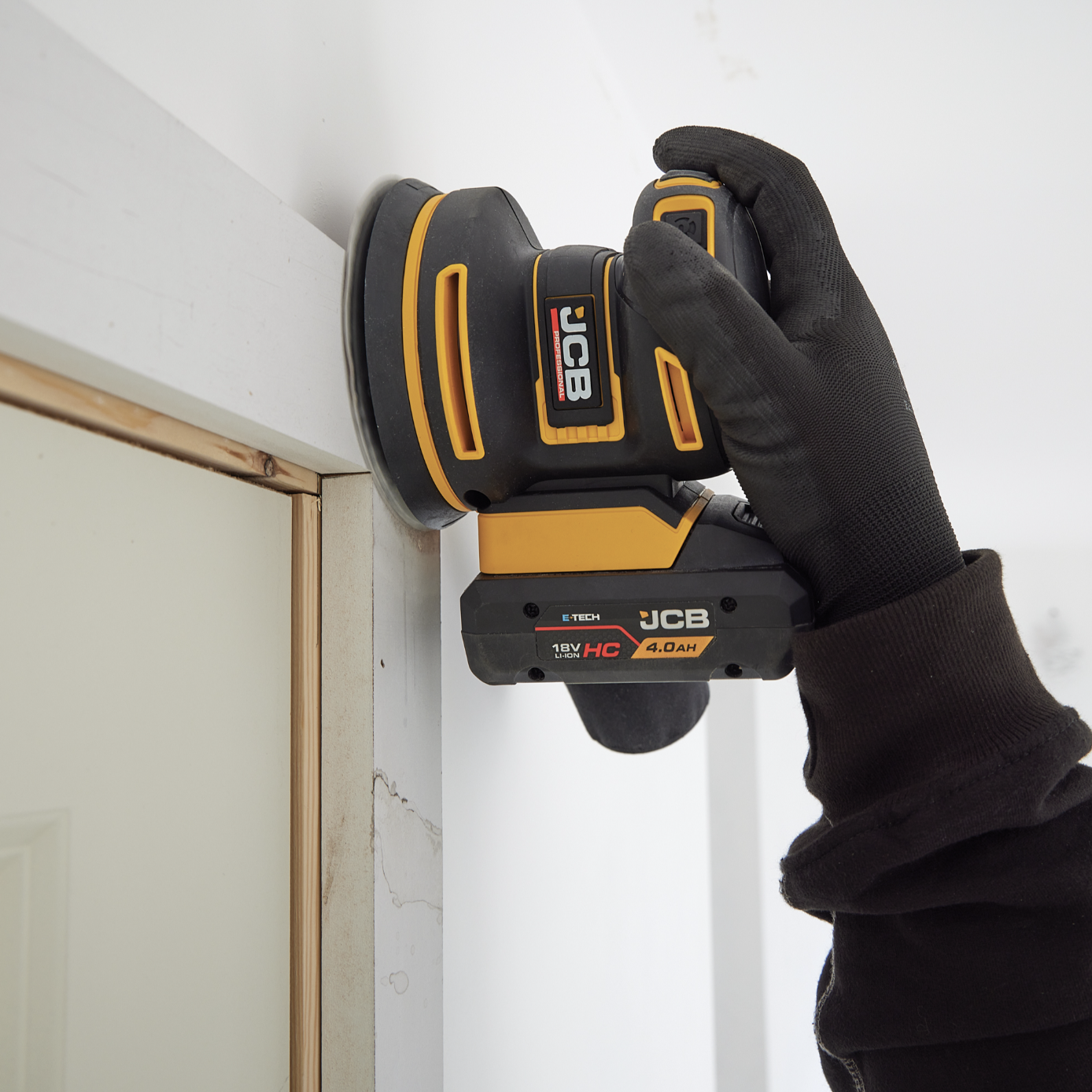 JCB Pro 18V Orbital Sander 125mm with Brushless Motor (Bare Tool)