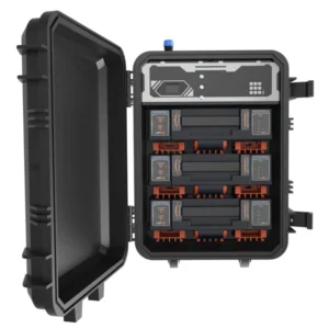 Power2Go 3 Bay Lithium Battery Pack Charging Case with D24-500 Batteries