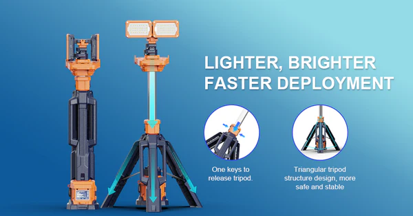 Power2Go TL-200 Dual Head Portable LED Work Light - Bare Unit