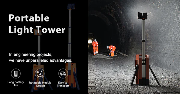 Power2Go TL-400 Dual Head Portable LED Work Light - Bare Unit