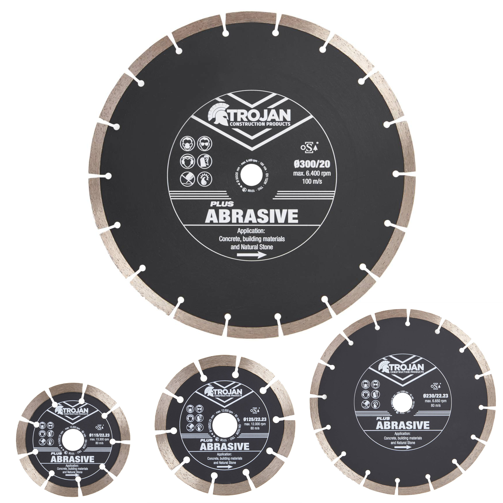 Trojan Plus Abrasive Diamond Blade