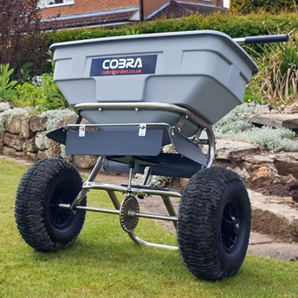 COBRA HS60S 125lb Stainless Steel Walk Behind Spreader