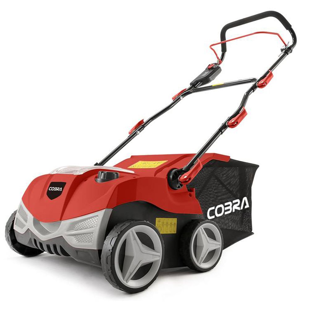 COBRA S3840V 38cm 40V Cordless Scarifier / Aerator (With 5Ah Battery & Charger)