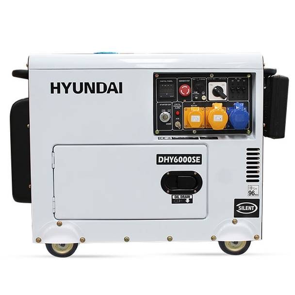 Hyundai 5.2kW Single Phase Diesel Standby Generator DHY6000SE