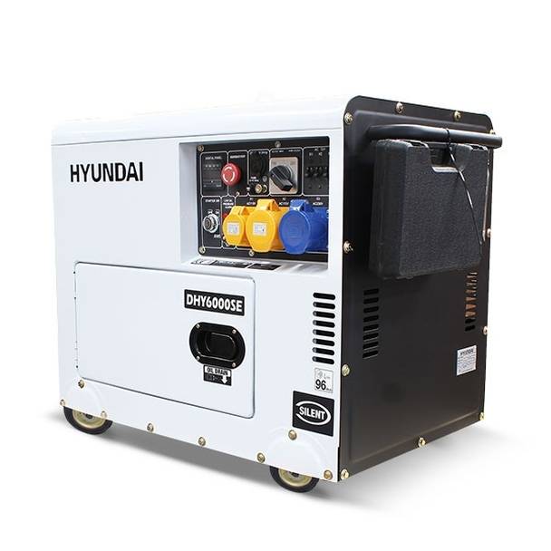 Hyundai 5.2kW Single Phase Diesel Standby Generator DHY6000SE