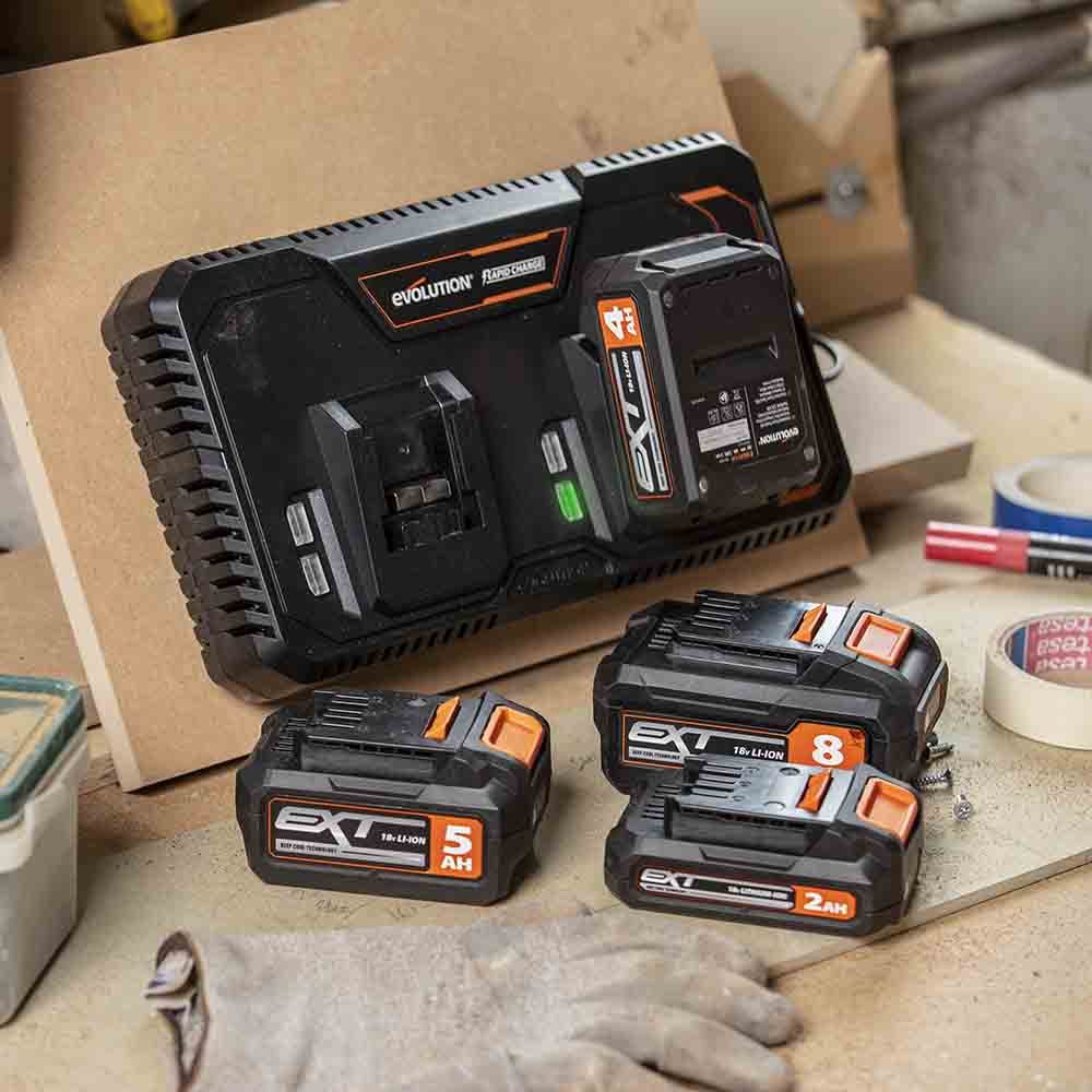 Evolution Cordless R18BAT-Li2 2Ah Li-Ion Battery 18v EXT