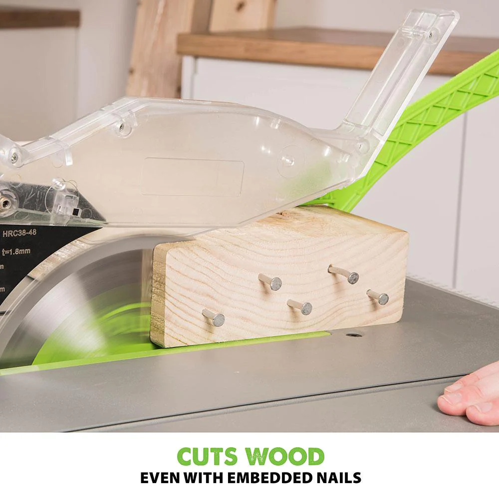 Evolution FURY5-S 255mm Table Saw Bundle With 40T General Wood And 28T Multi-Material Blades (230v)