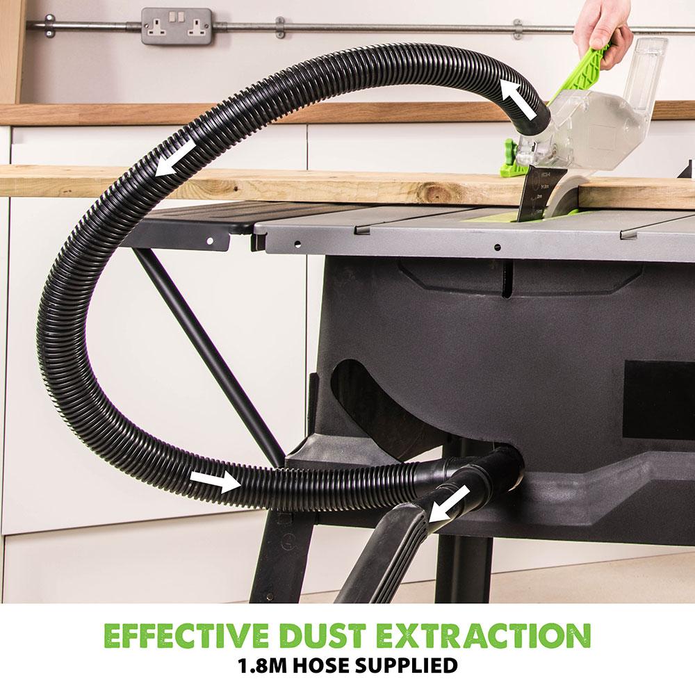 Evolution FURY5-S 255mm Table Saw Bundle With 40T General Wood And 28T Multi-Material Blades (230v)