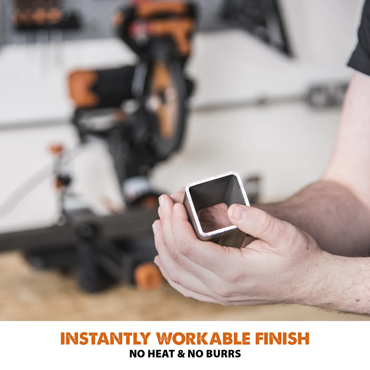 Evolution R255SMS-DB+ 255mm Double Bevel Sliding Mitre Saw With 28T TCT Multi-Material Cutting Blade