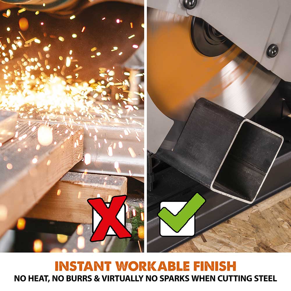 Evolution R355CPS 355mm Chop Saw With Stand