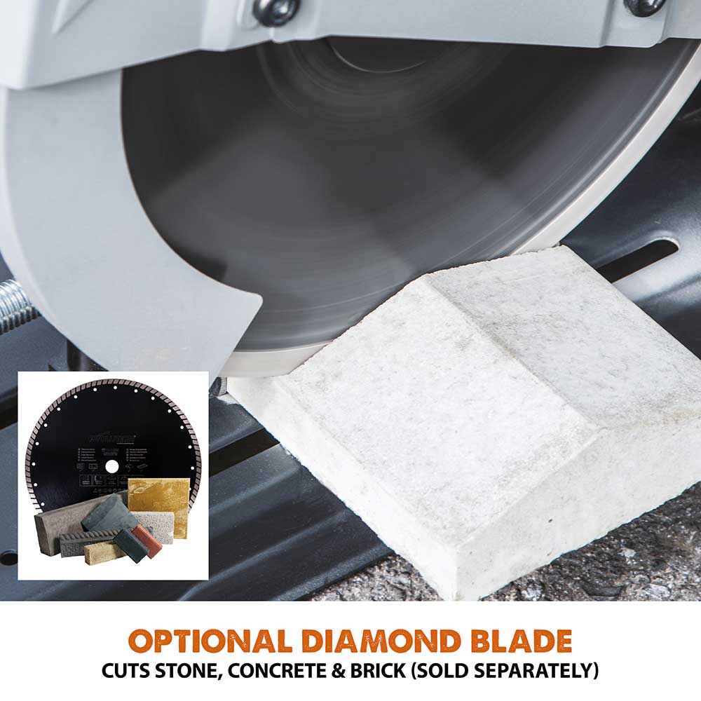 Evolution R355CPS 355mm Chop Saw With Stand