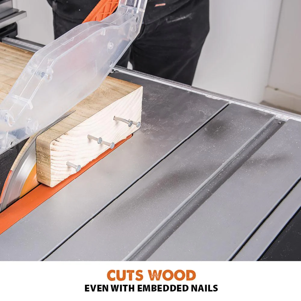 Evolution RAGE5-S 255mm Table Saw With 28T Multi-Material & 60T Fine Wood Blade Bundle (230v)