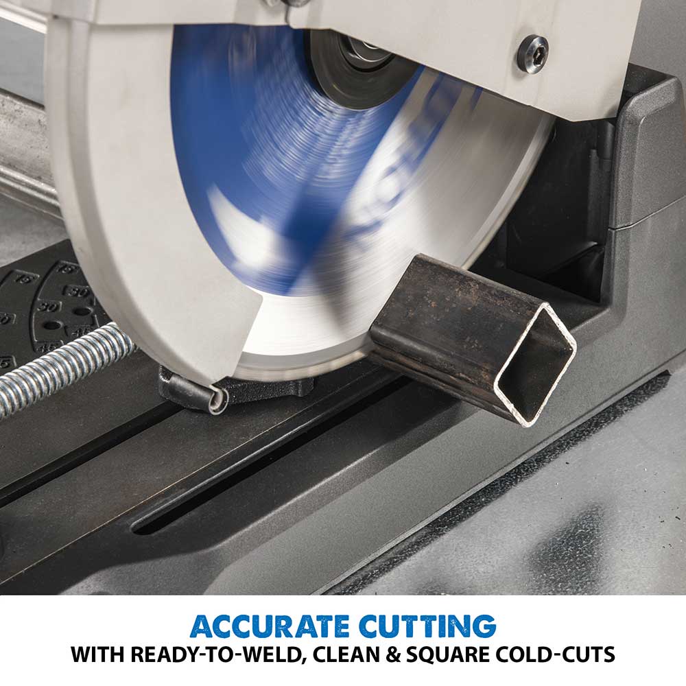 Evolution S355CPS 355mm Metal Cutting Chop Saw With Stand