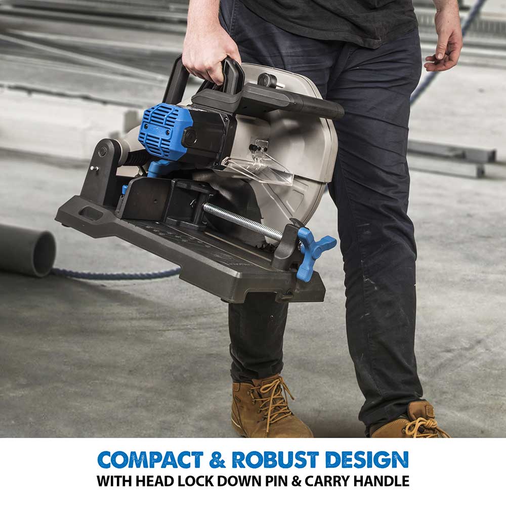 Evolution S355CPS 355mm Metal Cutting Chop Saw With Stand