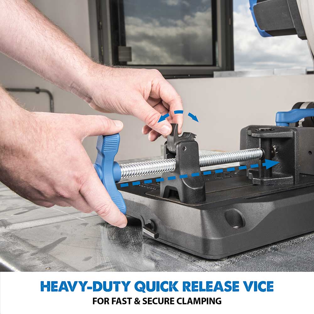 Evolution S355CPS 355mm Metal Cutting Chop Saw With Stand