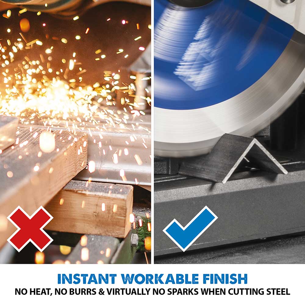 Evolution S355CPS 355mm Metal Cutting Chop Saw With Stand