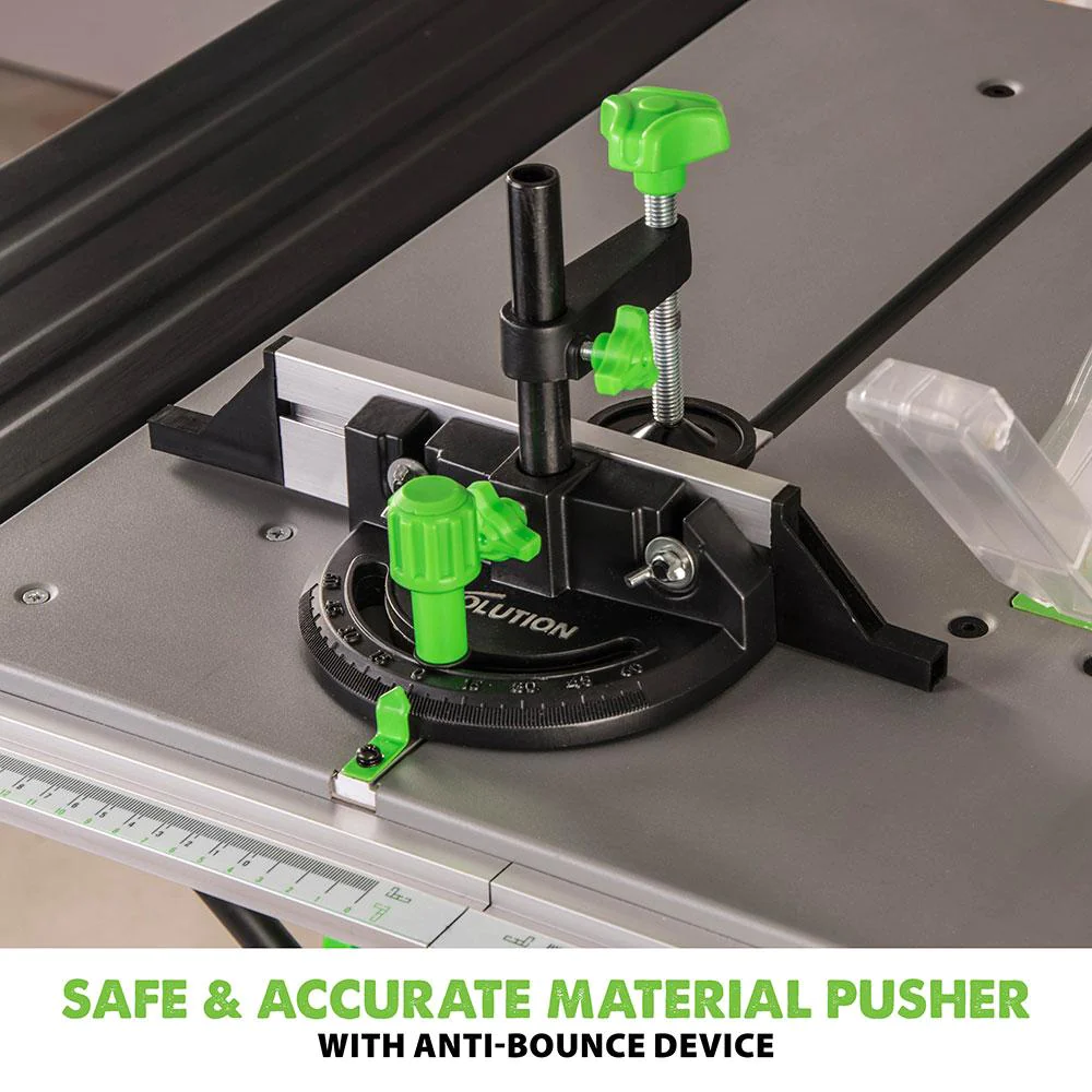 Evolution FURY5-S 255mm Table Saw With TCT Multi-Material Cutting Blade (230v)