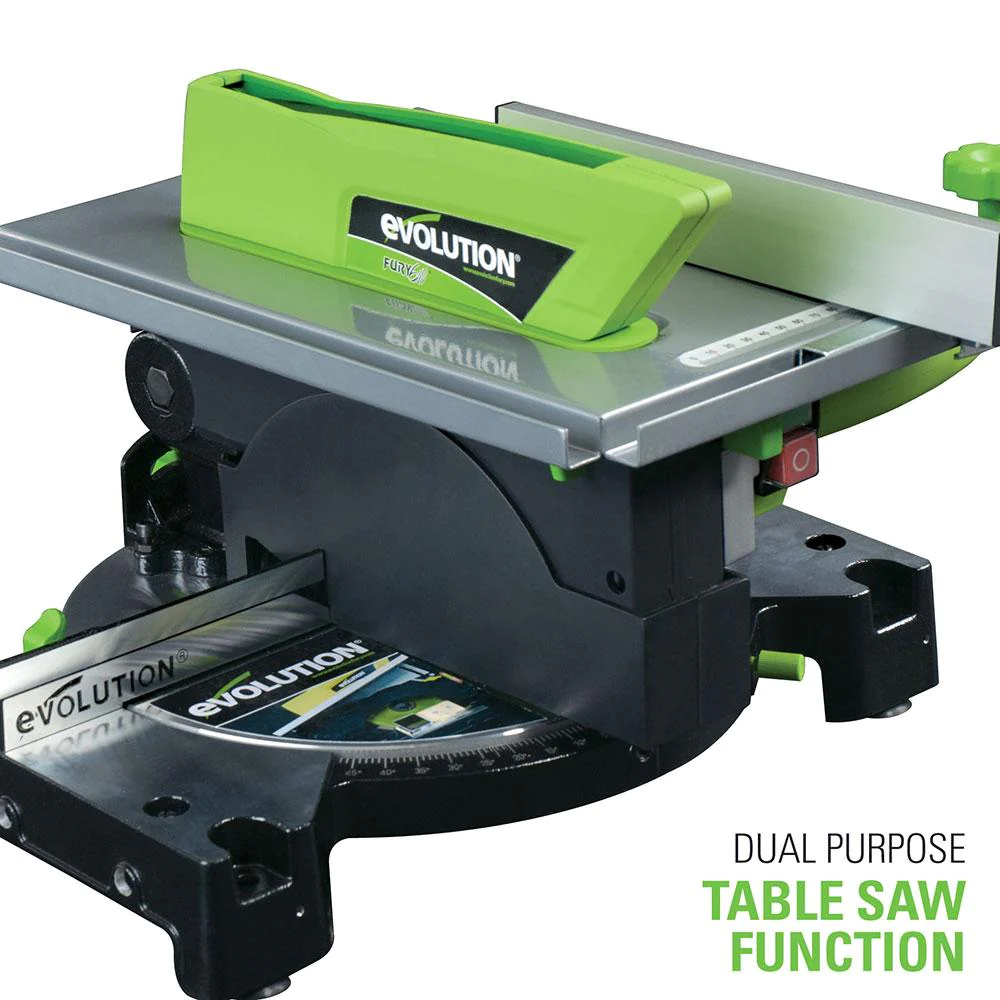 Evolution FURY6 210mm Convertible Table/Mitre Saw (230v)
